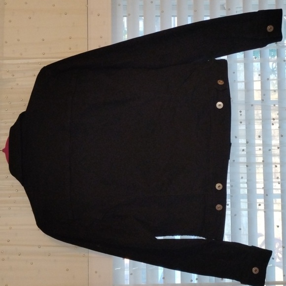 Style & Co. Women's Classic Black Denim Jacket, Size: PM - Picture 8 of 12